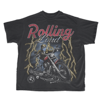 RL Vienna 24 On The Road Washed Black Lineup Tee