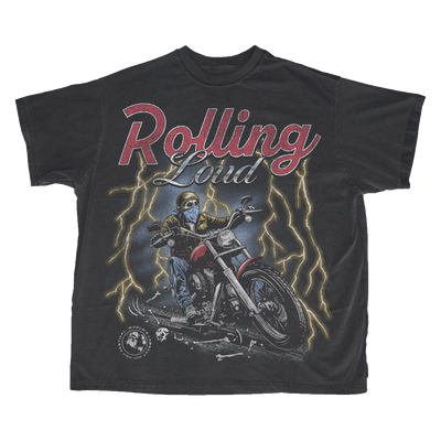 RL Vienna 24 On The Road Washed Black Lineup Tee