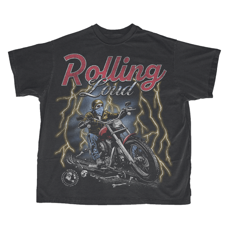 RL Vienna 24 On The Road Washed Black Lineup Tee