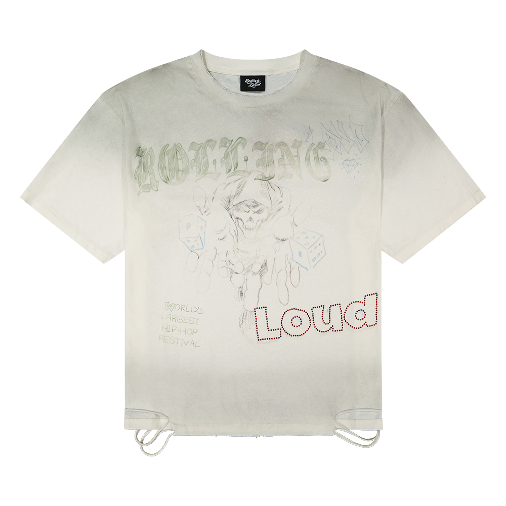 RL World Tour Sketch Ivory Tee