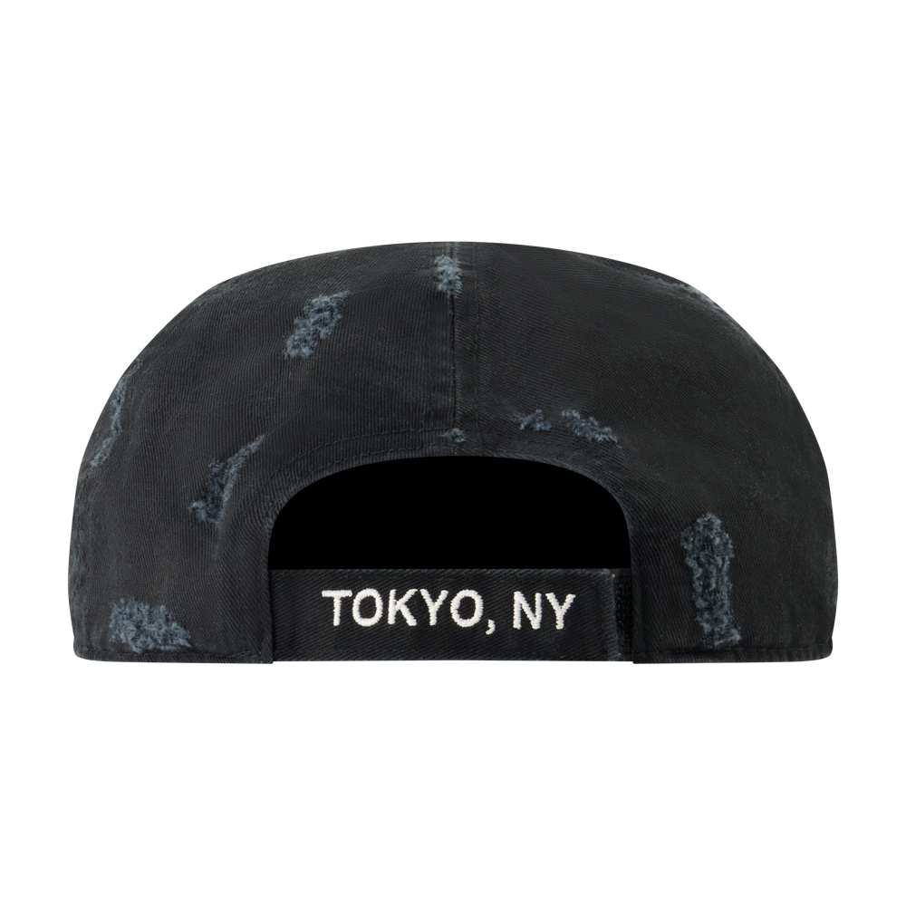 DISTRESSED CAMO CHAOS DAD HAT