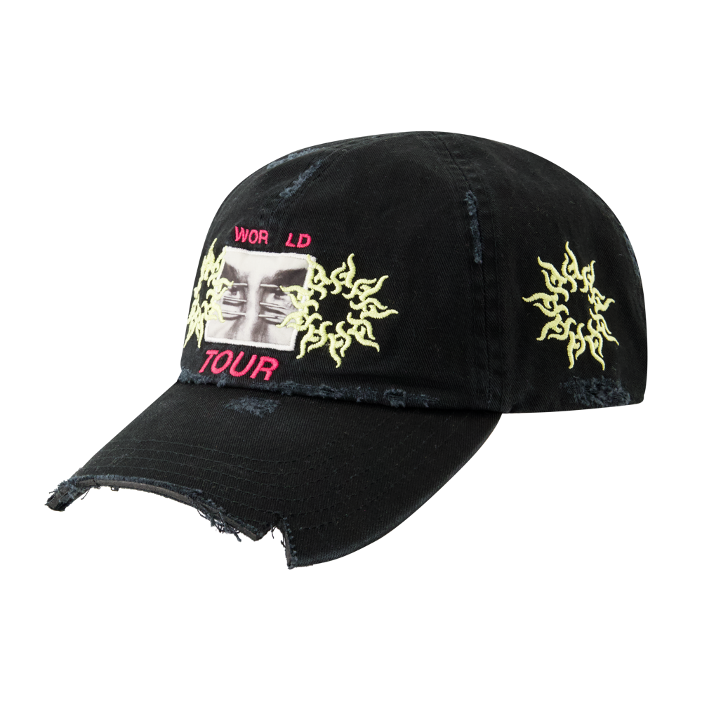 DISTRESSED NAIL DAD HAT