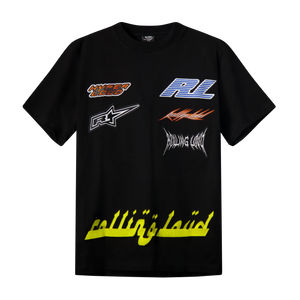 RL Super Moto World Tour Black Tee