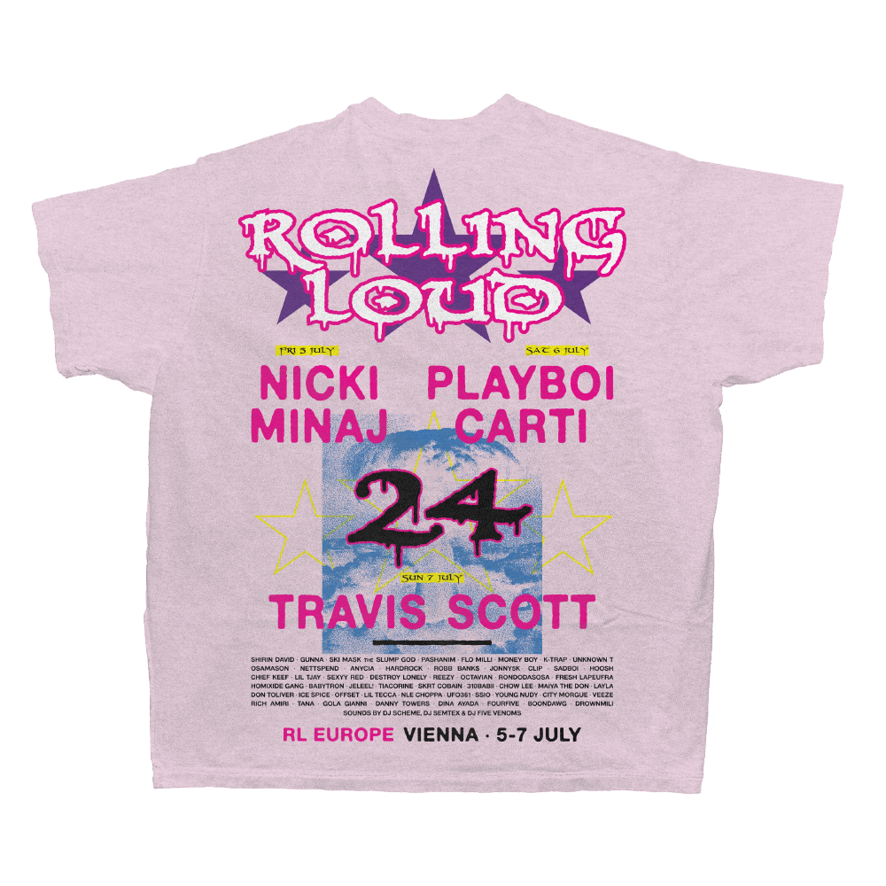 RL Vienna 24 Takeover Pink Lineup Tee