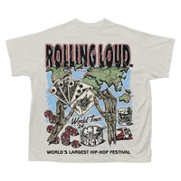 RL World Tour 24 In the Cards Cream Tee