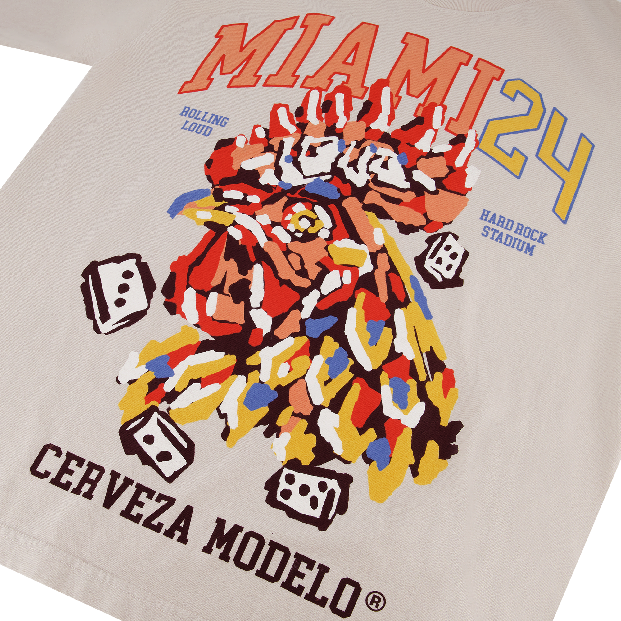 RL X Modelo  Loud Rooster Cement Tee ( Online Exclusive )