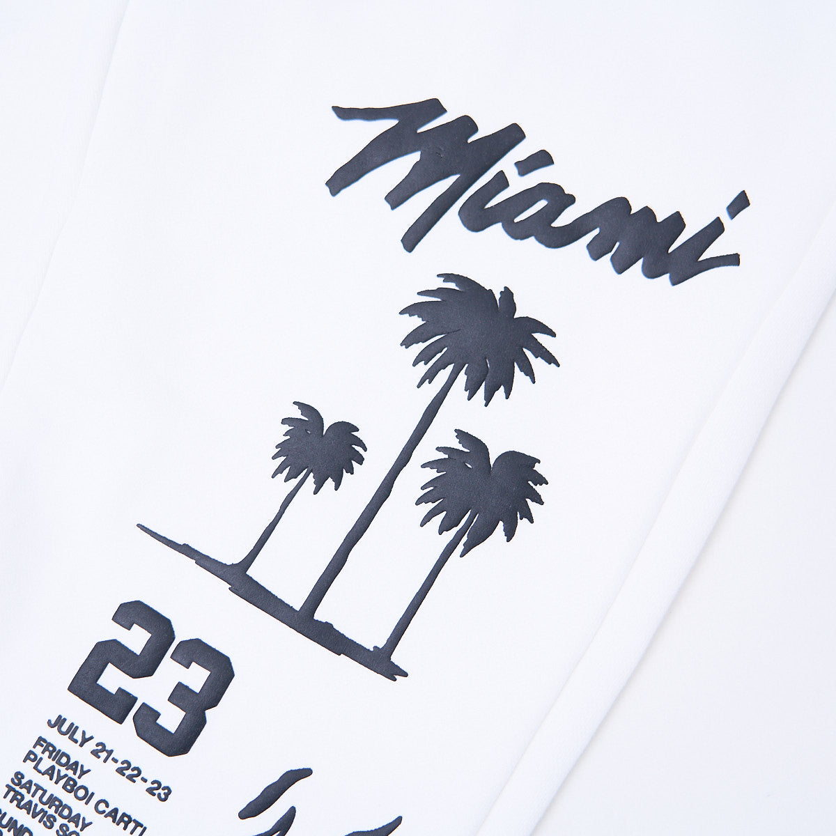 RL Miami 23 Double Trouble Split Black & White Sweatpants