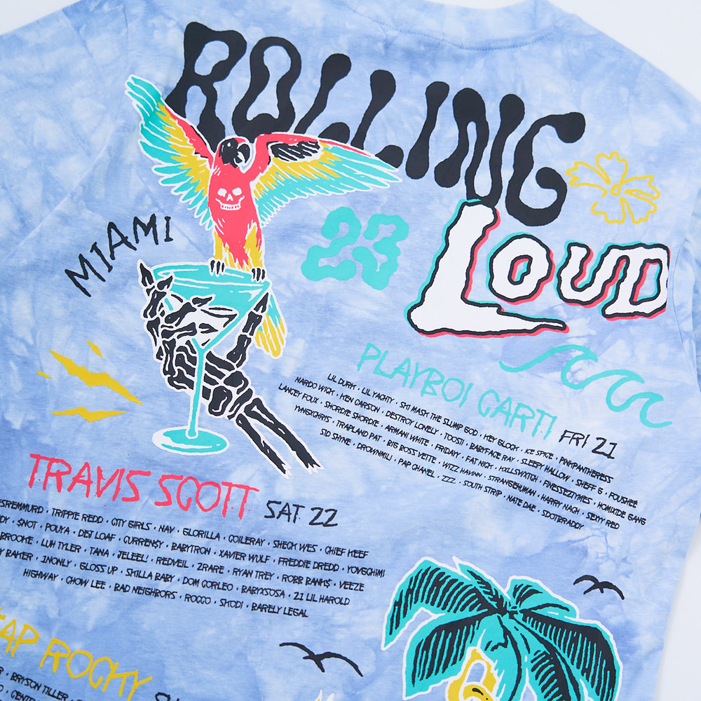 RL Miami 23 Sunshine Delight Cloud Dye Lineup Tee