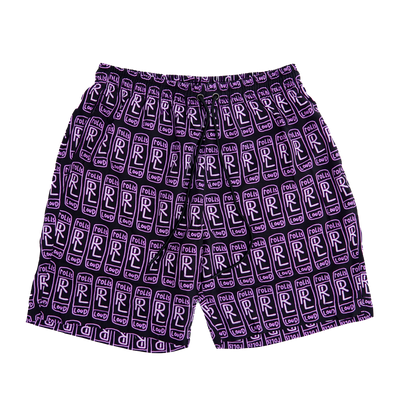 Rolling Loud x B2SS RL AOP Shorts Black/Purple