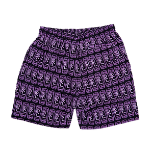 Rolling Loud x B2SS RL AOP Shorts Black/Purple