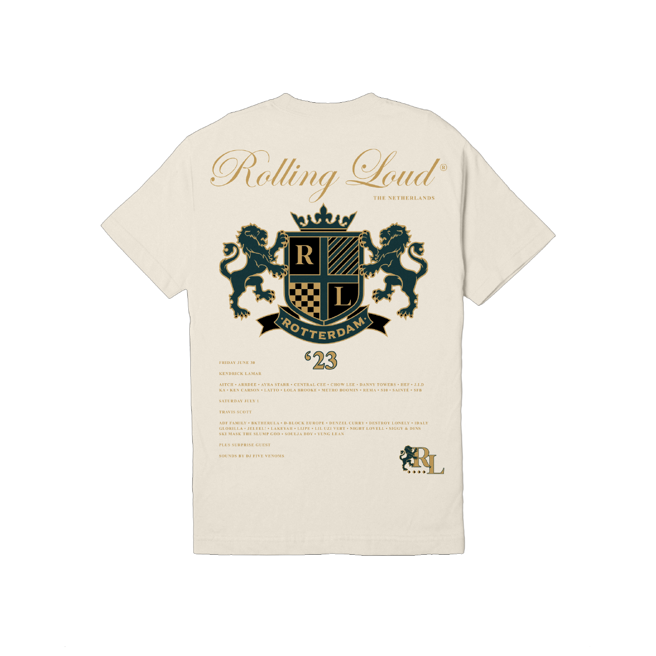 RL Rotterdam 23 Royalty Cream Lineup Tee