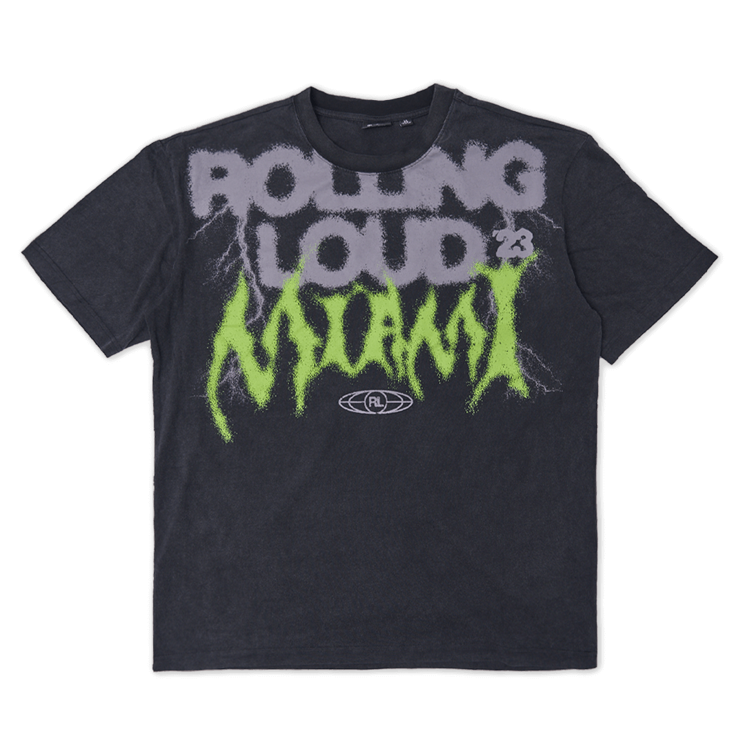RL Miami 23 Static Vision Vintage Black Lineup Tee
