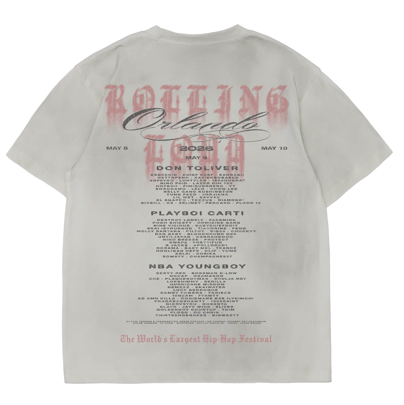 REFLECTION CREAM 26 LINEUP TEE