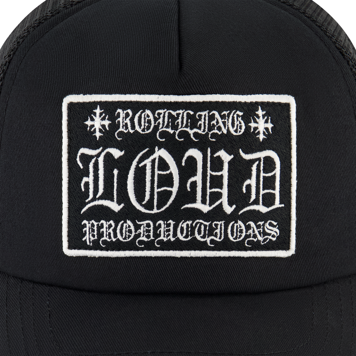 Loud Hearts Black Trucker Hat