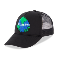 Chenille World Tour Black Trucker Hat