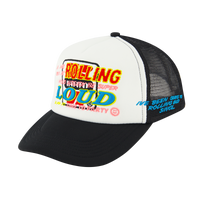 RL Racing Disco White/Black Trucker Hat