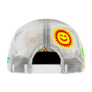 RL Racing Disco White Trucker Hat