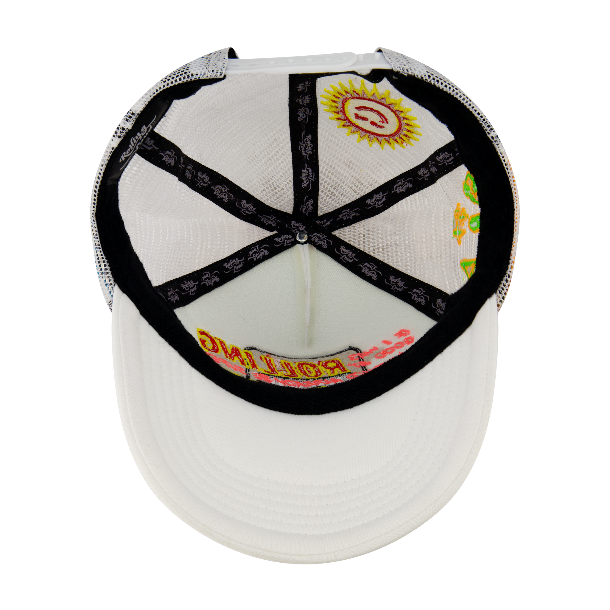 RL Racing Disco White Trucker Hat