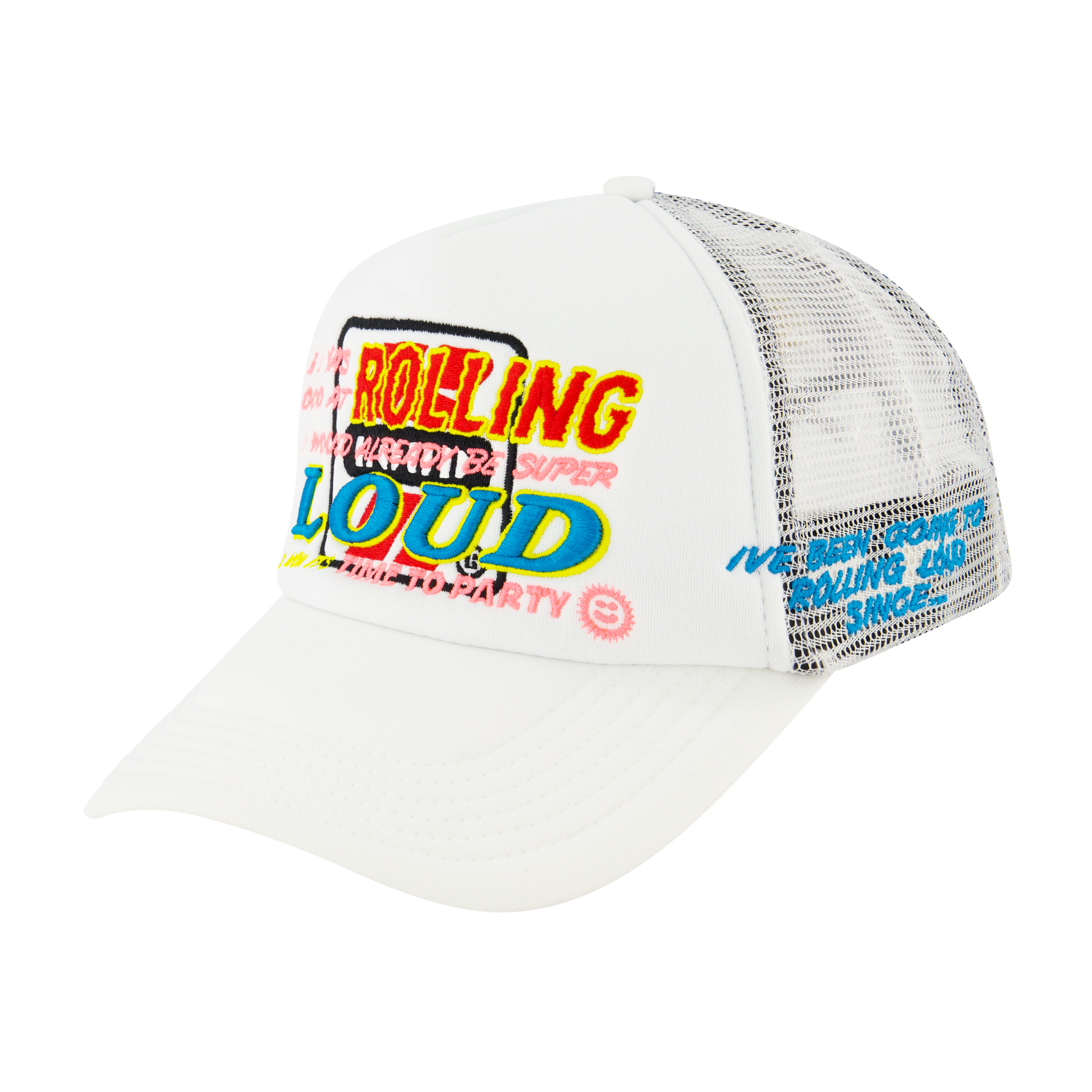 RL Racing Disco White Trucker Hat