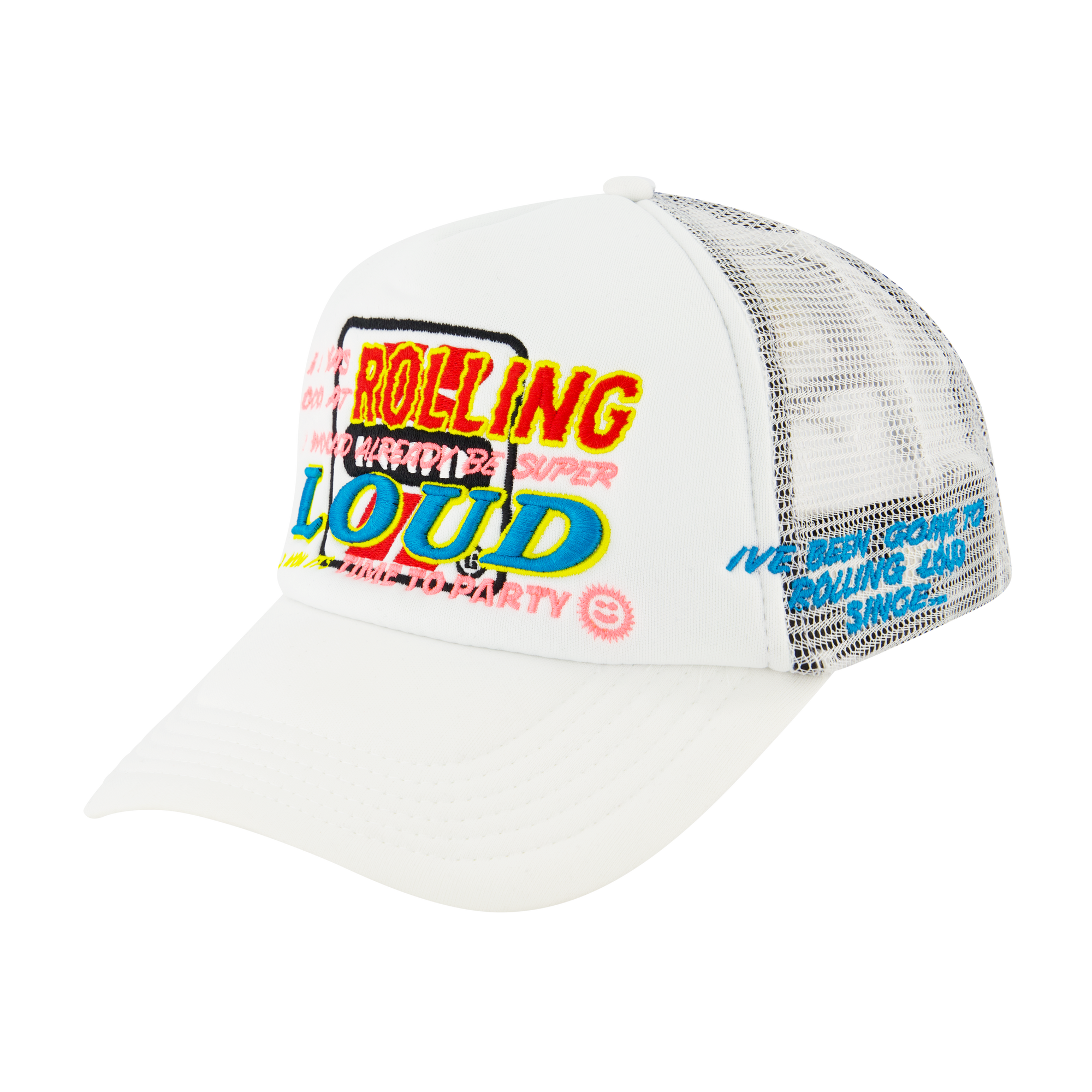 RL Racing Disco White Trucker Hat