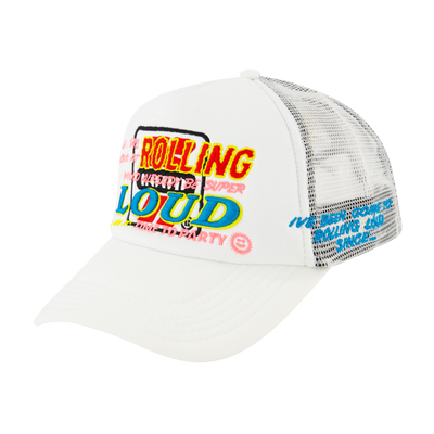 RL Racing Disco White Trucker Hat