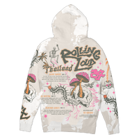 RL Thailand 24 Scrawling Loud Cement Tiedye Lineup Hoodie