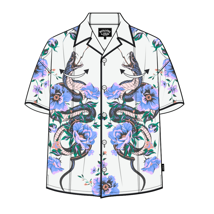 RL Thailand Serpant White Button Down