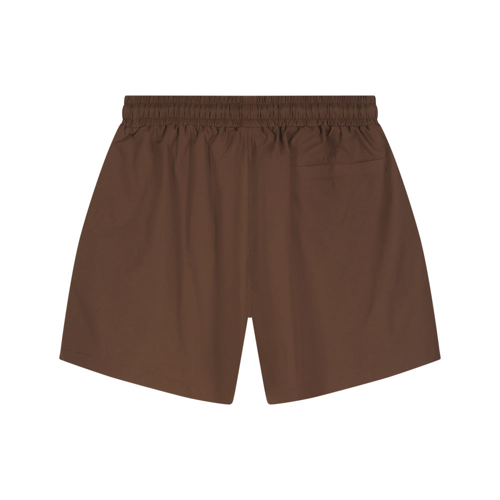 RL Loud Brown Nylon Shorts | Rolling Loud RL Loud Brown Nylon Shorts | Rolling Loud