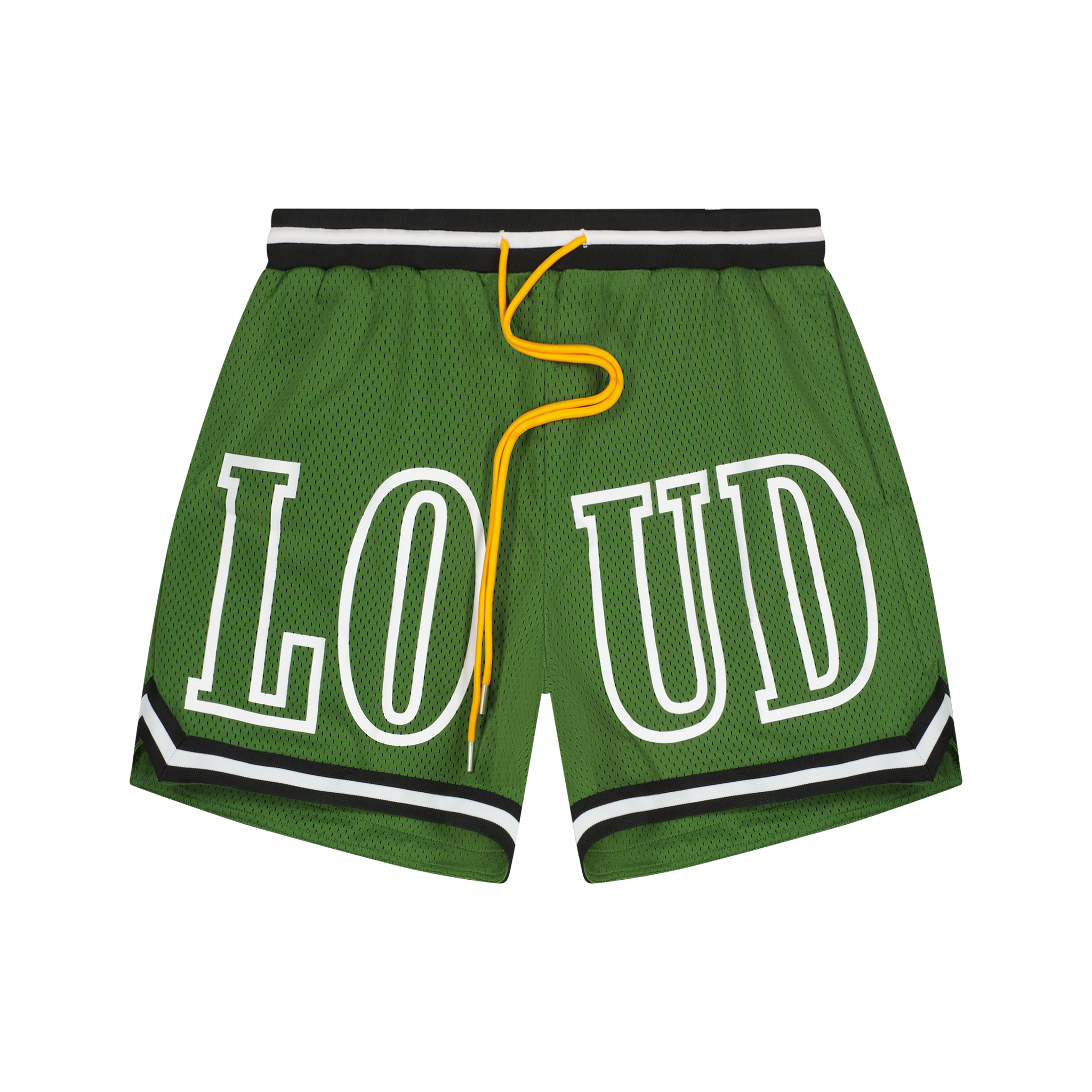 RL Loud Green Mesh Shorts