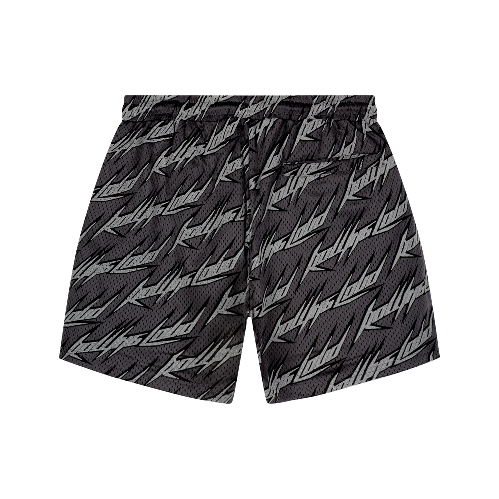 RL World Tour AOP Pointy Black Shorts