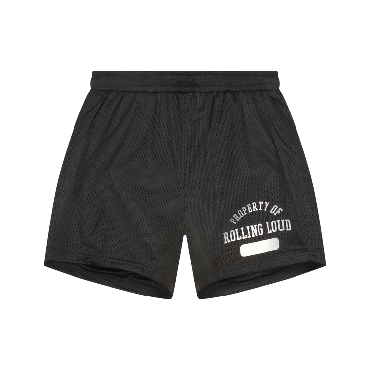 RL Property Of World Tour Mesh Black Shorts