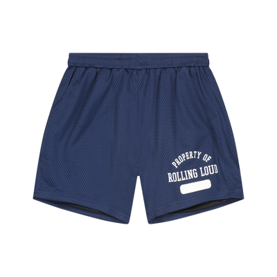 RL Property Of World Tour Mesh Navy Shorts