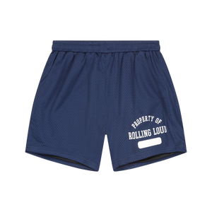 RL Property Of World Tour Mesh Navy Shorts