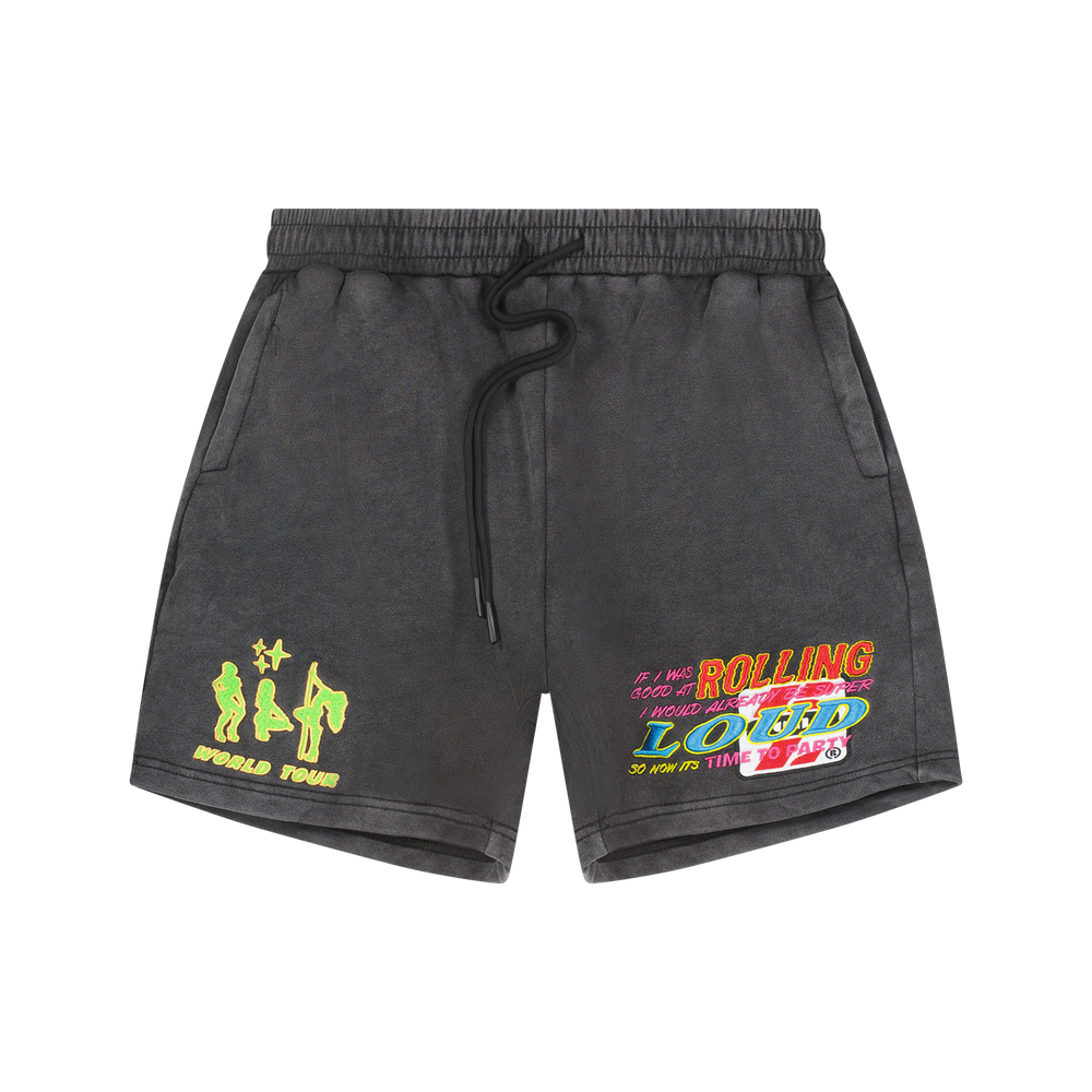 RL Racing Disco Black Shorts