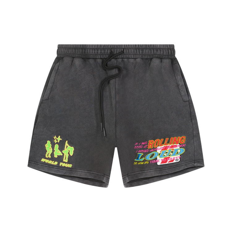 RL Racing Disco Black Shorts