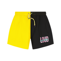 RL Loud Yellow/Black Split Shorts