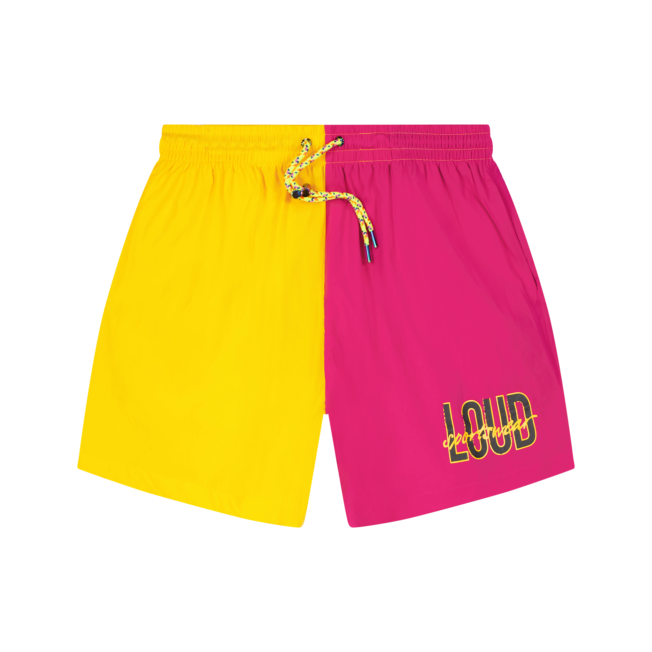 RL Loud Orange/Pink Split Shorts