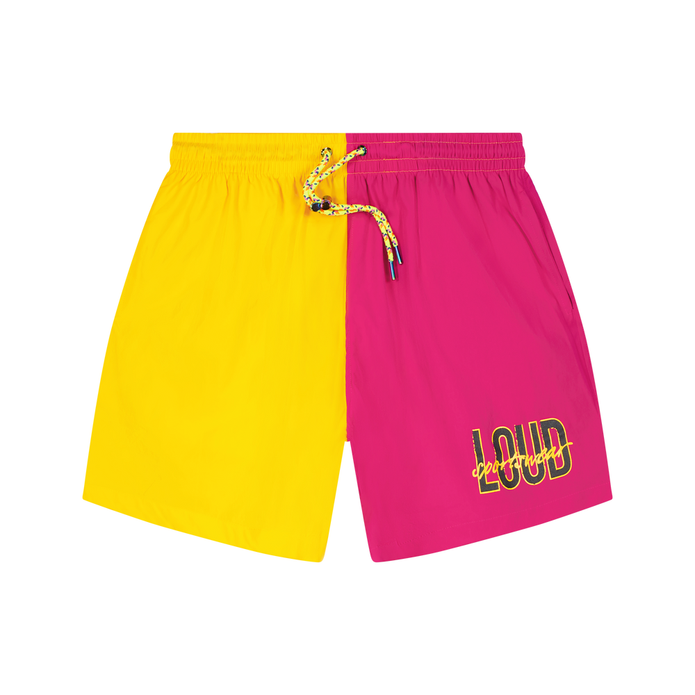 RL Loud Orange/Pink Split Shorts