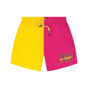 RL Loud Orange/Pink Split Shorts