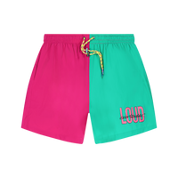 RL Loud Pink/Teal Split Shorts