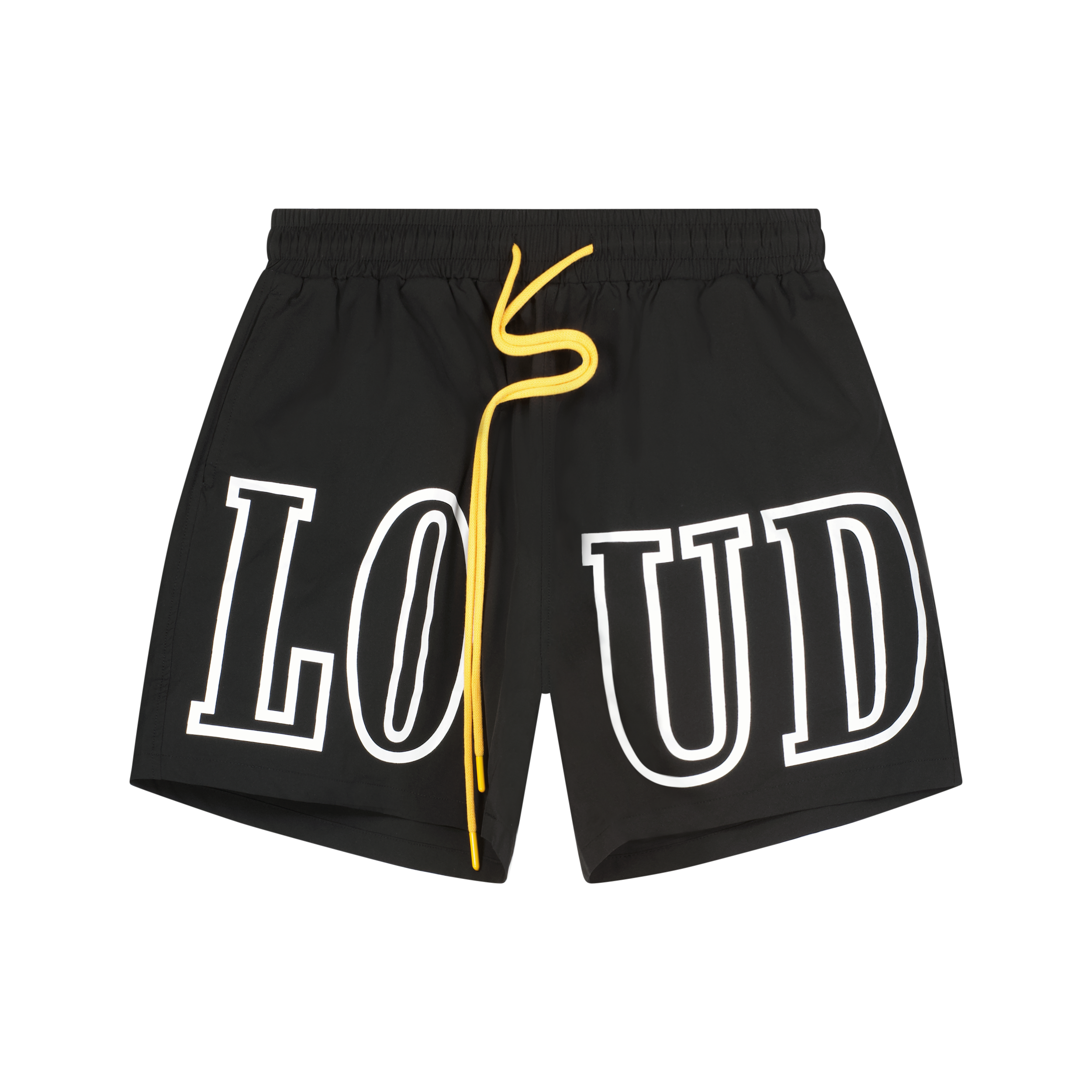 RL Loud Black Nylon Shorts