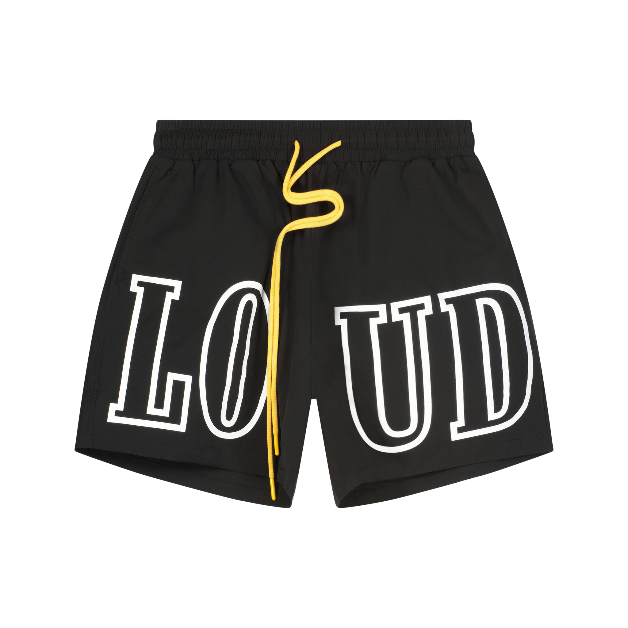 RL Loud Black Nylon Shorts