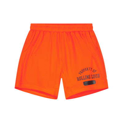 RL 24 Property Of Orange Mesh Shorts