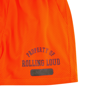 RL 24 Property Of Orange Mesh Shorts