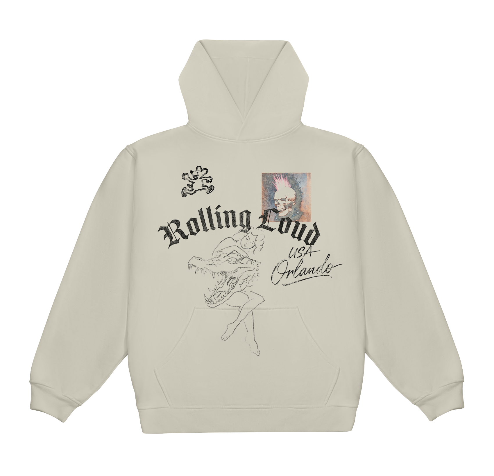 SIGNATURE ORLANDO BONE PO HOODIE