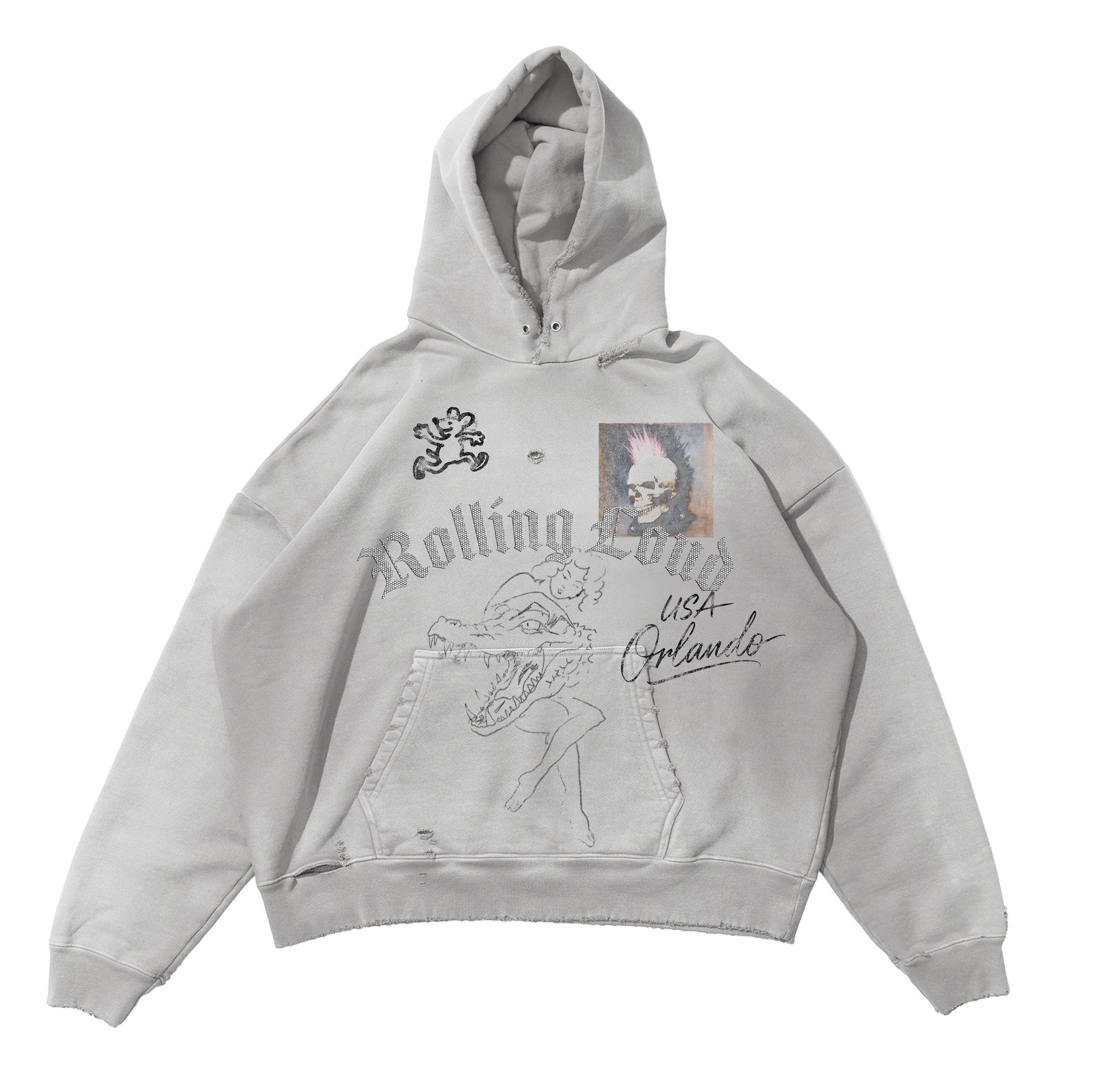 Signature Orlando Bling Grey PO Hoodie
