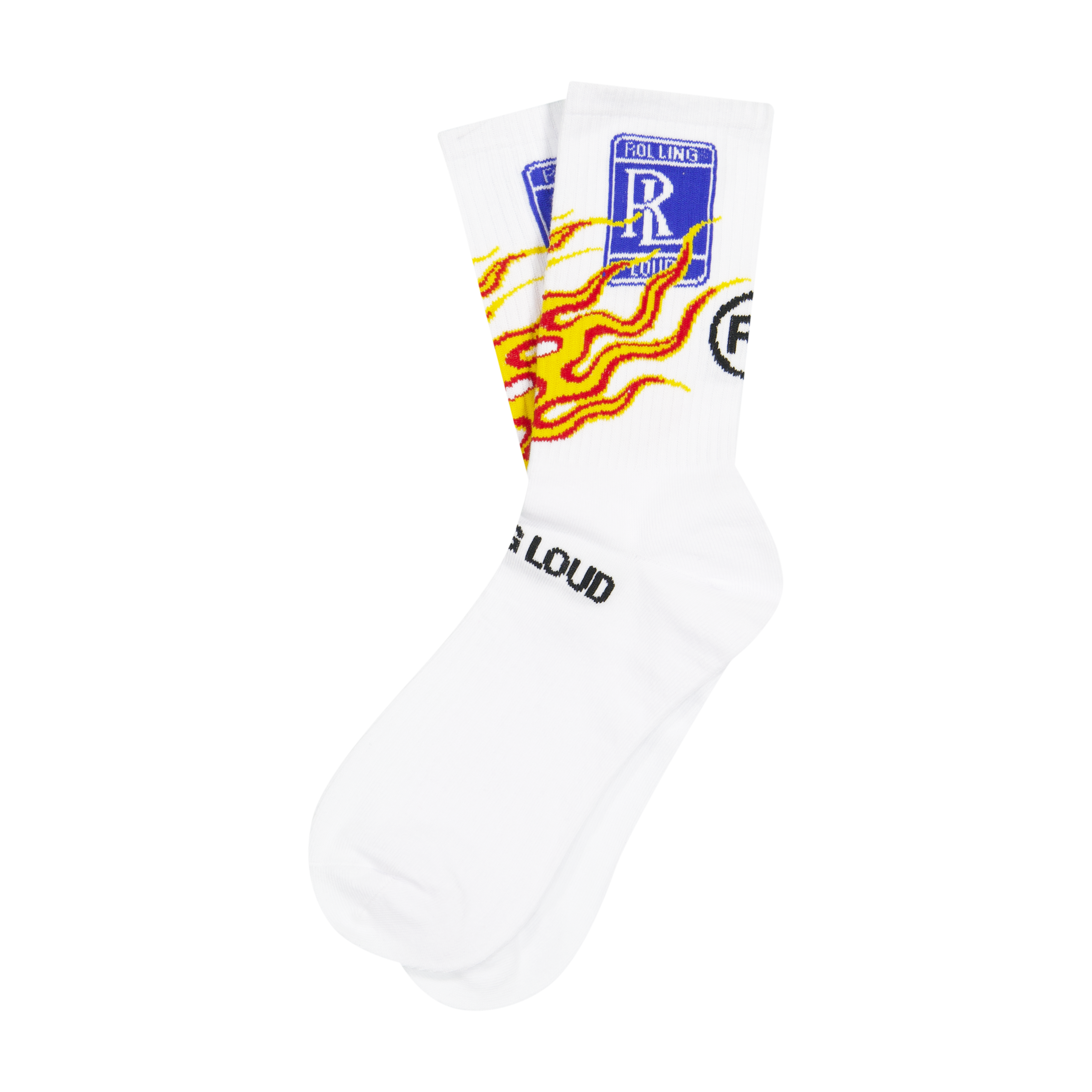 RL Burn Loud White Socks