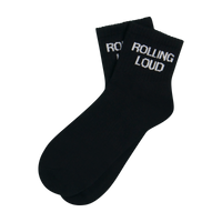 RL Classic Highlighter Black Quarter Socks