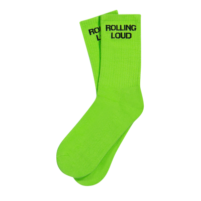 RL Classic Highlighter Neon Green Socks