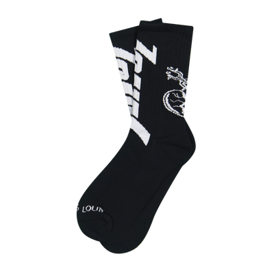 RL On Lock Black Socks